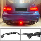 BMW 3. sērija F30/F31 2012–2019 Aizmugurējā bampera difuzors, oglekļa šķiedra V11 (M-Sport) foto 9