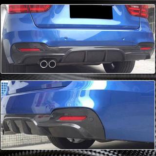 Aizmugurējā bampera difuzors V1 (M-Sport, oglekļa šķiedra) BMW 3. sērija F34 2013–2020 foto 3