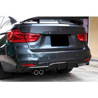 Aizmugurējā bampera difuzors V1 (M-Sport, oglekļa šķiedra) foto 2