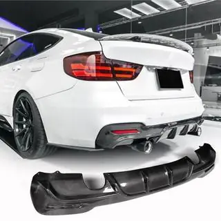 Aizmugurējā bampera difuzors V2 (M-Sport, oglekļa šķiedra) foto 1