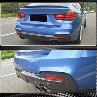 Aizmugurējā bampera difuzors V3 (M-Sport, oglekļa šķiedra) BMW 3. sērija F34 2013–2020 foto 3