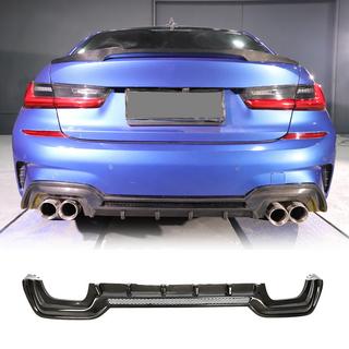 Aizmugurējā bampera difuzors V2 (M-Sport 2018-2022, oglekļa šķiedra) BMW 3. sērija G20/G21 2018– foto 1