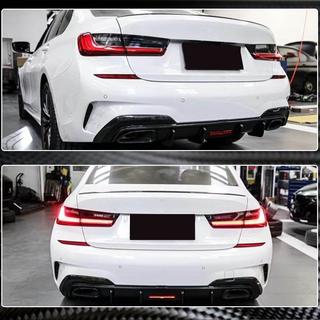 Aizmugurējā bufera difuzors V6 (M-Sport 2018-2022, oglekļa šķiedra) BMW 3. sērija G20/G21 2018– foto 3