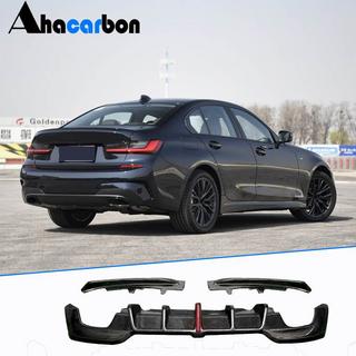 Aizmugurējā bampera difuzors V3 (M-Sport 2018-2022, oglekļa šķiedra) BMW 3. sērija G20/G21 2018– foto 1