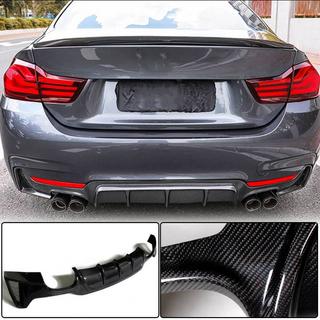 Aizmugurējā bampera difuzors V1 (M-Sport, oglekļa šķiedra) BMW 4 sērija F32/F33/F36 2012–2020 foto 1