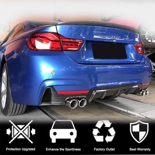 Aizmugurējā bampera difuzors V1 (M-Sport, oglekļa šķiedra) BMW 4 sērija F32/F33/F36 2012–2020 foto 2