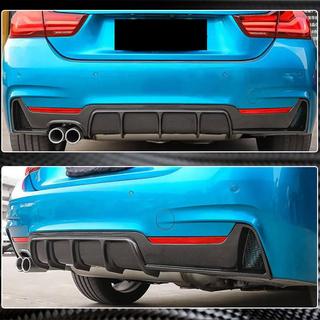 Aizmugurējā bampera difuzors V2 (M-Sport, oglekļa šķiedra) BMW 4 sērija F32/F33/F36 2012–2020 foto 3