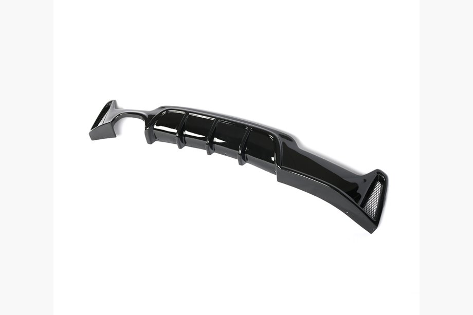 BMW 4 sērija F32/F33/F36 2012–2020 Aizmugurējā bampera difuzors ABS karbons V5 (M-Sport) Foto 1