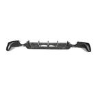 BMW 4 sērija F32/F33/F36 2012–2020 Aizmugurējā bufera difuzors V4 (M-Sport, oglekļa šķiedra) foto 1