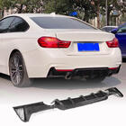 BMW 4 sērija F32/F33/F36 2012–2020 Aizmugurējā bampera difuzors V3 (M-Sport, oglekļa šķiedra) foto 1