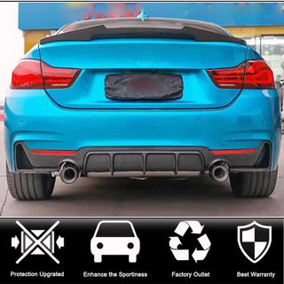 Aizmugurējā bampera difuzors V3 (M-Sport, oglekļa šķiedra) BMW 4 sērija F32/F33/F36 2012–2020 foto 2