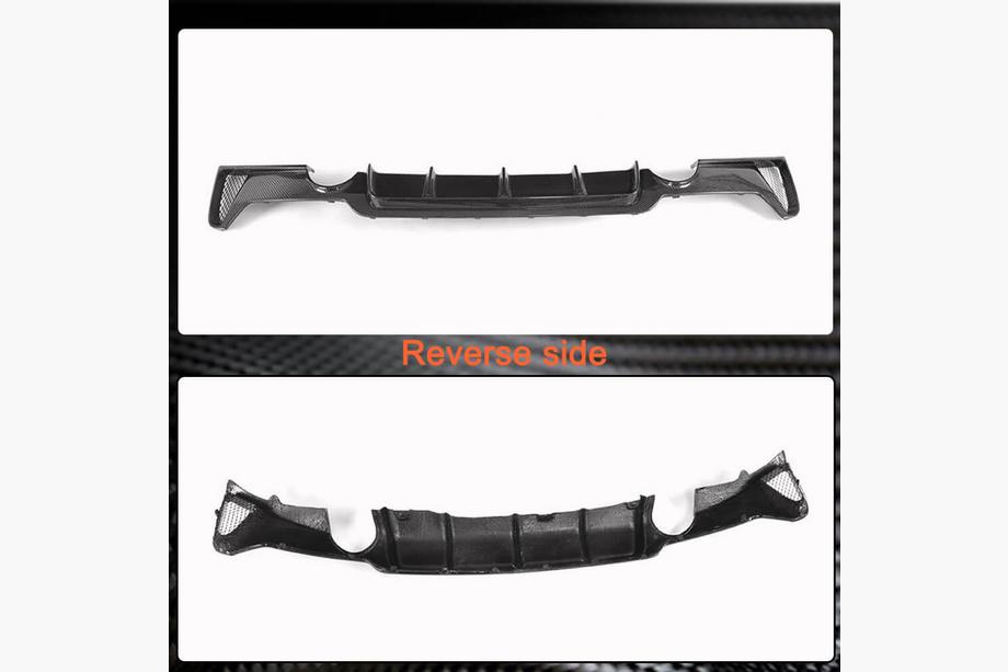BMW 4 sērija F32/F33/F36 2012–2020 Aizmugurējā bufera difuzors FRP V6 (M-Sport) Foto 7