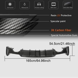 Aizmugurējā bampera difuzors V7 (M-Sport, karbons) BMW 4 sērija F32/F33/F36 2012–2020 foto 4