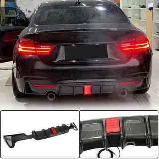Aizmugurējā bampera difuzors V8 (M-Sport, oglekļa šķiedra) BMW 4 sērija F32/F33/F36 2012–2020 foto 1
