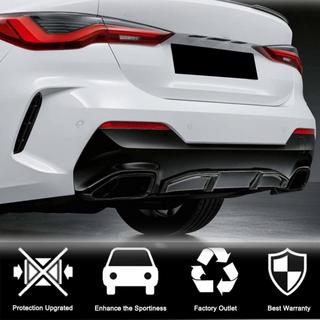 Aizmugurējā bufera difuzors V1 (G22/G23 M-Sport, oglekļa šķiedra) BMW 4. sērija G22/23/26 2020– foto 3