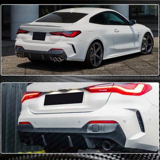 Aizmugurējā bampera difuzors V2 (G22/G23 M-Sport, oglekļa šķiedra) BMW 4. sērija G22/23/26 2020– foto 4