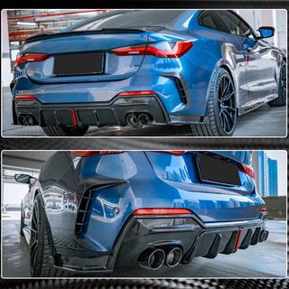 Aizmugurējā bufera difuzors V3 (G22/G23 M-Sport, oglekļa šķiedra) BMW 4. sērija G22/23/26 2020– foto 4