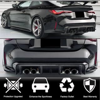 Aizmugurējā bampera difuzors V5 (G82/G83, oglekļa šķiedra) BMW 4. sērija G22/23/26 2020– foto 2