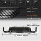BMW 5. sērija F10/F11 2010–2016 Aizmugurējā bampera difuzors, oglekļa šķiedra V2 (M-Sport) foto 4