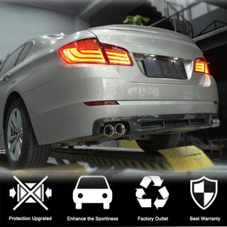 Aizmugurējā bufera difuzors (F10 Base 2010-2013, karbons) BMW 5. sērija F10/F11 2010–2016 foto 2