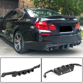 Aizmugurējā bampera difuzors V2 (F10 M-Sport, karbonšķiedra) BMW 5. sērija F10/F11 2010–2016 foto 2