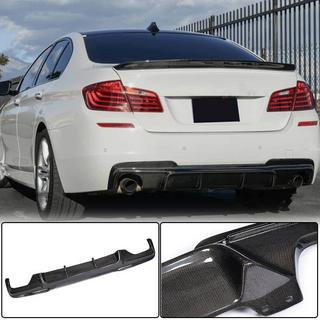 Aizmugurējā bufera difuzors V3 (F10 M-Sport, oglekļa šķiedra) BMW 5. sērija F10/F11 2010–2016 foto 1