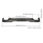 BMW 5. sērija F10/F11 2010–2016 Aizmugurējā bampera difuzors V4 (F10 M-Sport, karbons) foto 5