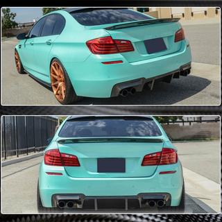 Aizmugurējā bampera difuzors V1 (F10 M5, karbonšķiedra) BMW 5. sērija F10/F11 2010–2016 foto 2