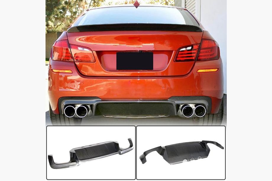BMW 5. sērija F10/F11 2010–2016 Aizmugurējā bufera difuzors V2 (F10 M5, oglekļa šķiedra) Image