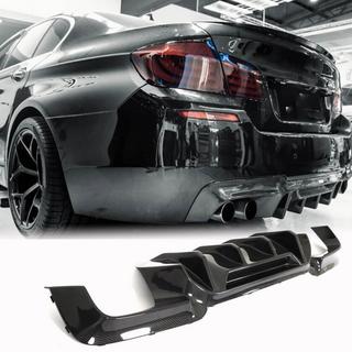 Aizmugurējā bampera difuzors V3 (F10 M5, oglekļa šķiedra) BMW 5. sērija F10/F11 2010–2016 foto 1