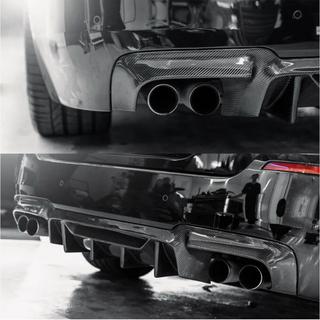 Aizmugurējā bampera difuzors V3 (F10 M5, oglekļa šķiedra) BMW 5. sērija F10/F11 2010–2016 foto 2