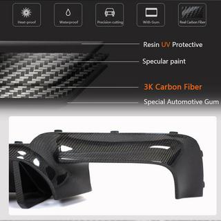 Aizmugurējā bampera difuzors V3 (F10 M5, oglekļa šķiedra) BMW 5. sērija F10/F11 2010–2016 foto 3