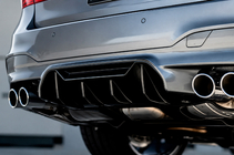 BMW 5. sērija G30/G31 2017–2023 Aizmugurējā bampera difuzors V1 (M5 F90, oglekļa šķiedra) foto 5
