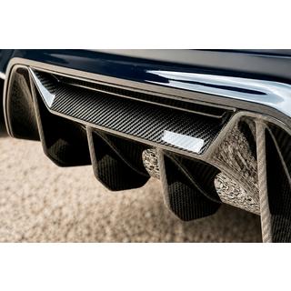 Aizmugurējā bampera difuzors V1 (M5 F90, oglekļa šķiedra) BMW 5. sērija G30/G31 2017–2023 foto 4