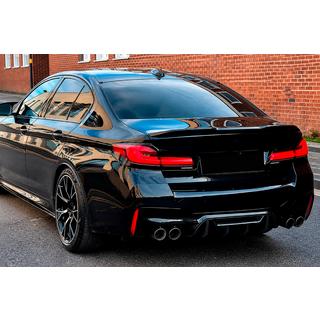 Aizmugurējā bampera difuzors V1 (M5 F90, oglekļa šķiedra) BMW 5. sērija G30/G31 2017–2023 foto 1