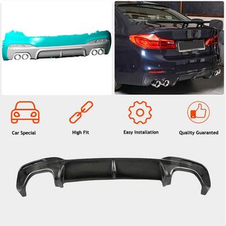 Aizmugurējā bampera difuzors V3 (M-Sport/M5 F90, oglekļa šķiedra) BMW 5. sērija G30/G31 2017–2023 foto 2