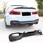 BMW 5. sērija G30/G31 2017–2023 Aizmugurējā bufera difuzors V4 (M-Sport/M5 F90, oglekļa šķiedra) foto 16