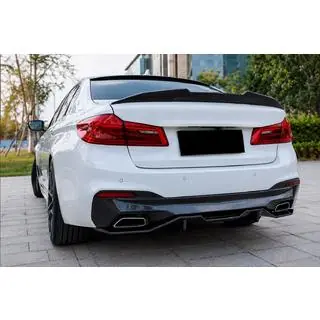 Aizmugurējā bufera difuzors V4 (M-Sport/M5 F90, oglekļa šķiedra) foto 2