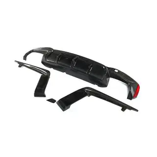 Aizmugurējā bampera difuzors V5 (M-Sport/M5 F90, oglekļa šķiedra) foto 2