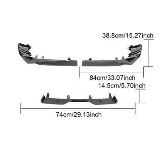 Aizmugurējā bampera difuzors (M-Sport, oglekļa šķiedra) BMW 5/i5 sērija G60/G60E/G61 2023– foto 3