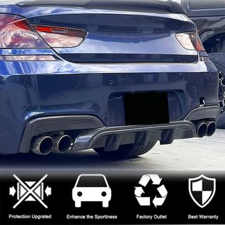 Aizmugurējā bufera difuzors V1 (M-Sport/M6, oglekļa šķiedra) BMW 6. sērija F12/F13/F06 2011–2018 foto 2