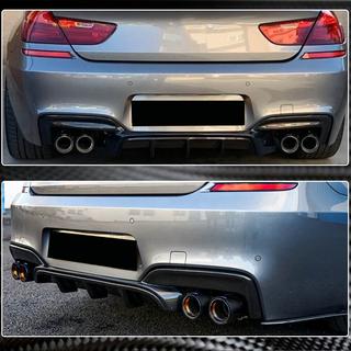 Aizmugurējā bufera difuzors V1 (M-Sport/M6, oglekļa šķiedra) BMW 6. sērija F12/F13/F06 2011–2018 foto 3