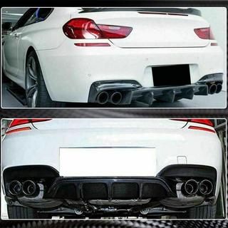 Aizmugurējā bufera difuzors V1 (M-Sport/M6, oglekļa šķiedra) BMW 6. sērija F12/F13/F06 2011–2018 foto 4