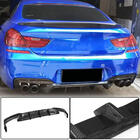 BMW 6. sērija F12/F13/F06 2011–2018 Aizmugurējā bampera difuzors, oglekļa šķiedra V2 (M-Sport) foto 1