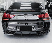 BMW 6. sērija F12/F13/F06 2011–2018 Aizmugurējā bufera difuzors FRP V2 (priekš M6) foto 4