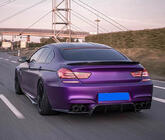 BMW 6. sērija F12/F13/F06 2011–2018 Aizmugurējā bufera difuzors FRP V2 (priekš M6) foto 9