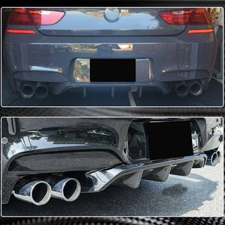 Aizmugurējā bampera difuzors V2 (M6, oglekļa šķiedra) BMW 6. sērija F12/F13/F06 2011–2018 foto 4