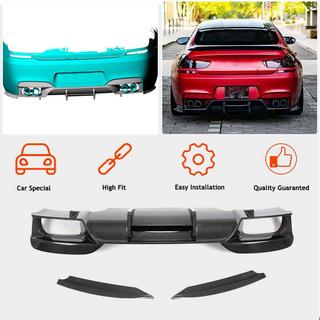 Aizmugurējā bampera difuzors V3 (M6, oglekļa šķiedra) BMW 6. sērija F12/F13/F06 2011–2018 foto 2