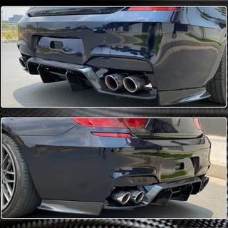 Aizmugurējā bampera difuzors V3 (M6, oglekļa šķiedra) BMW 6. sērija F12/F13/F06 2011–2018 foto 4