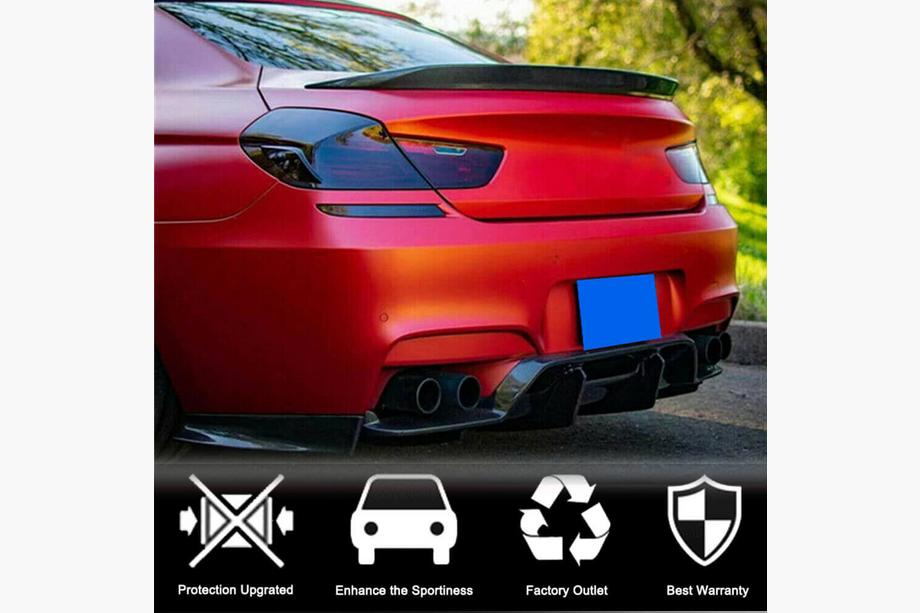 BMW 6. sērija F12/F13/F06 2011–2018 Aizmugurējā bampera difuzors FRP V7 (M6) Foto 3